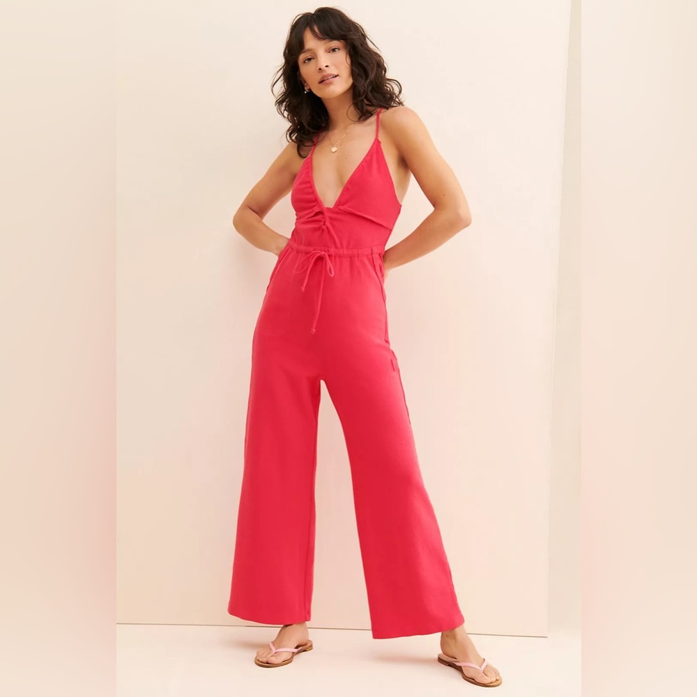 anthropologie The Kit Kat Isle Jumpsuit